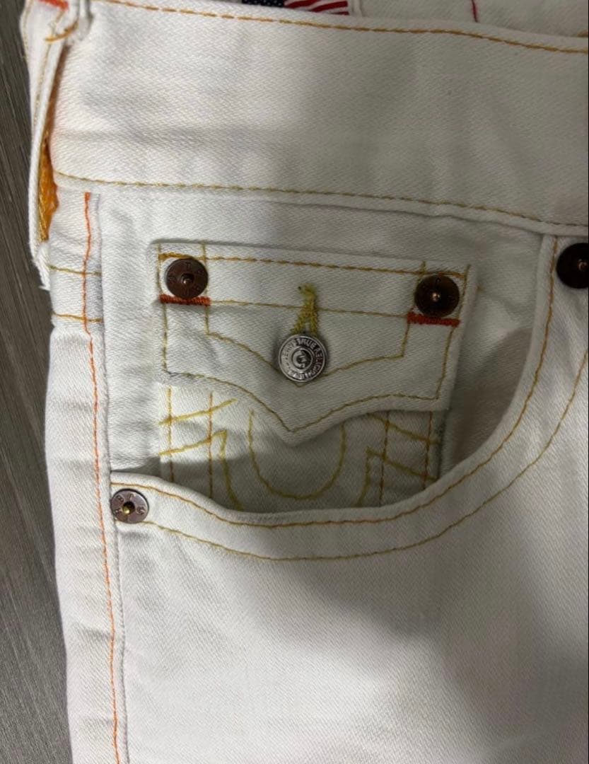 True Religion ホワイトデニム 28