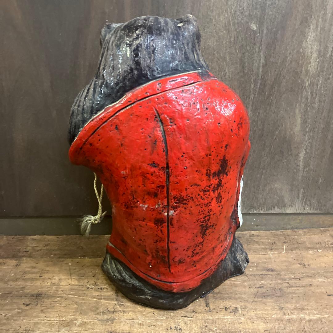 昭和レトロ 狸の置物 タヌキ 狸 大型 古民具 古民家 古道具 縁起物 置物