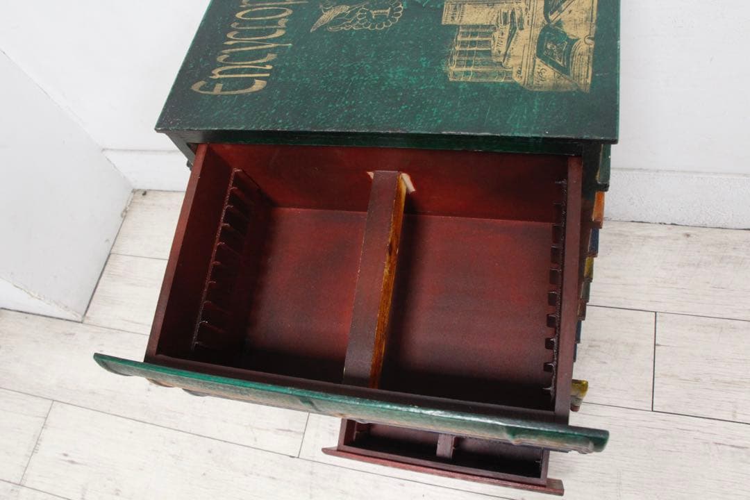 ブックチェスト　キャビネット アンティーク　antique Book BOX