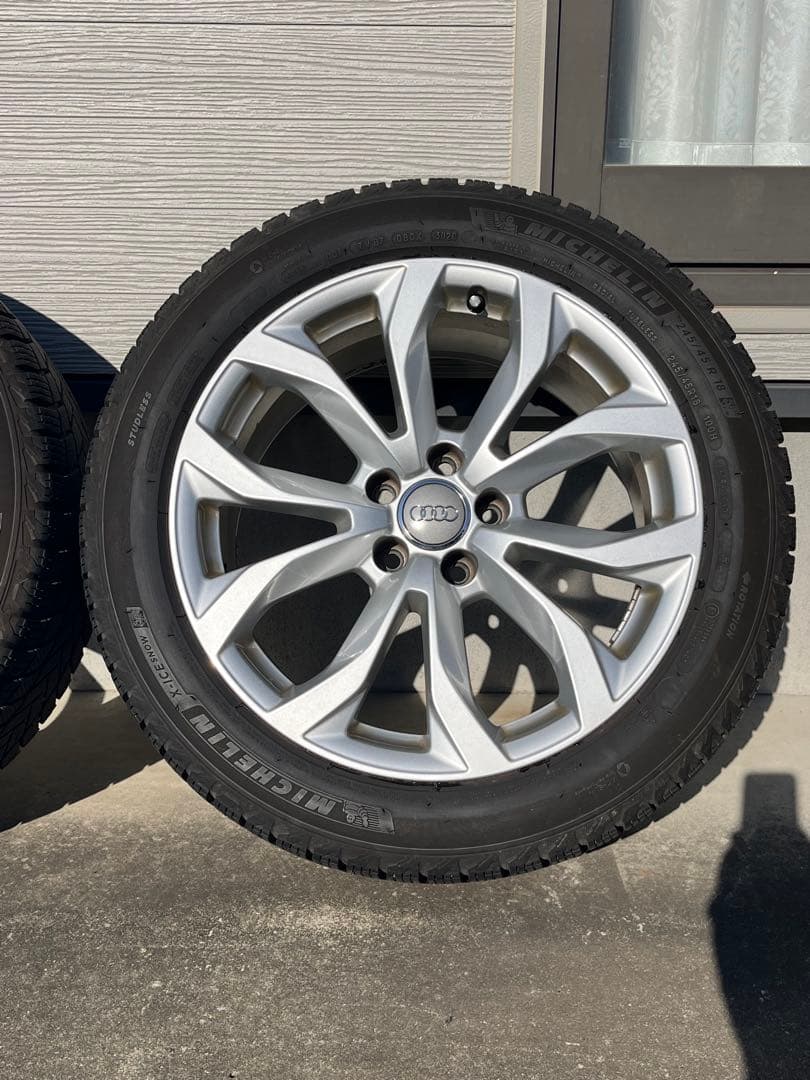 Audi A6純正ミシュランスタッドレス245/45R18【引取限定】