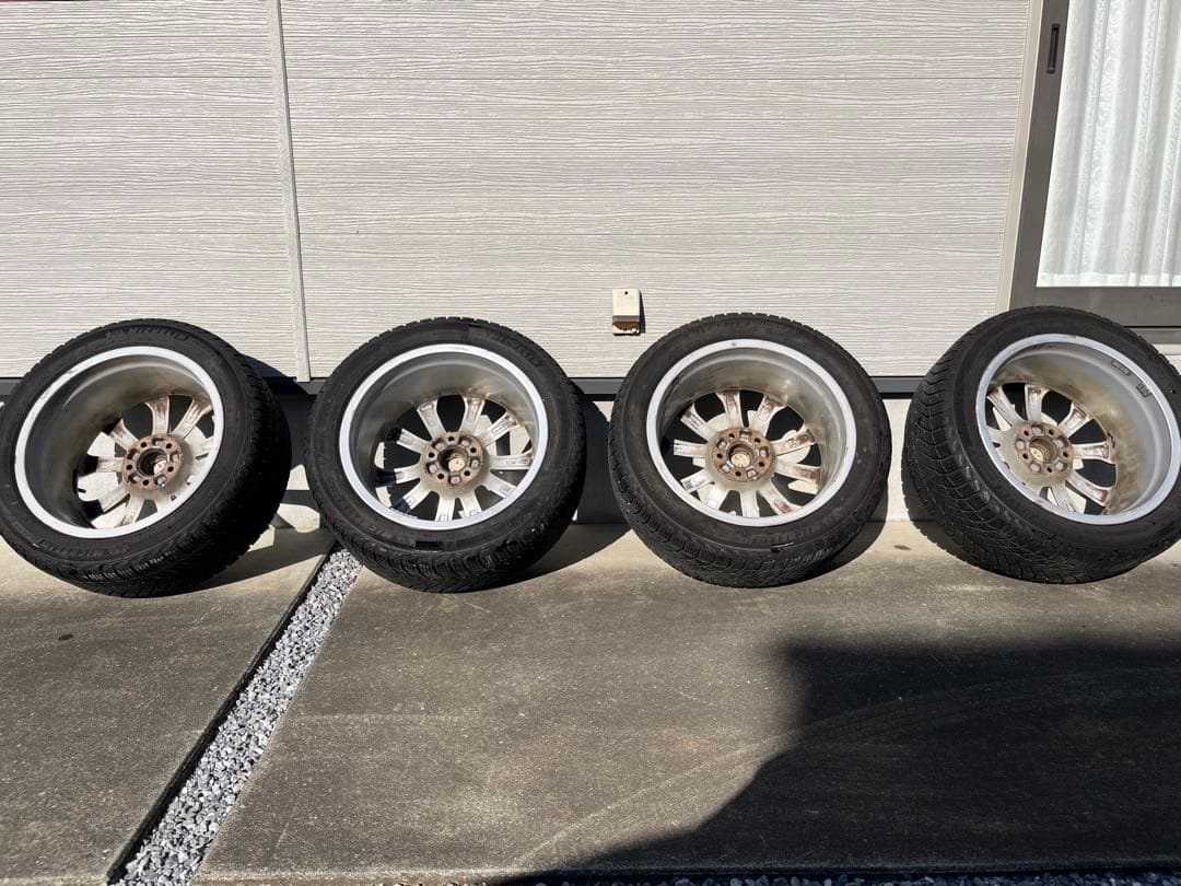 Audi A6純正ミシュランスタッドレス245/45R18【引取限定】