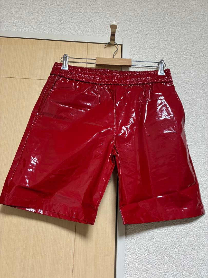 新品　定価3万　LITTLEBIG★ラミネートショーツ　赤　M