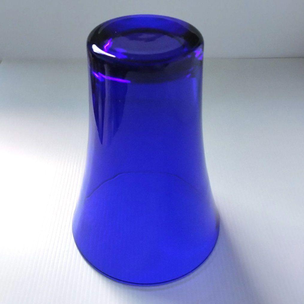 LSA エルエスエー フラワーベース ガラス 花器 花瓶 ブルー コバルトブルー