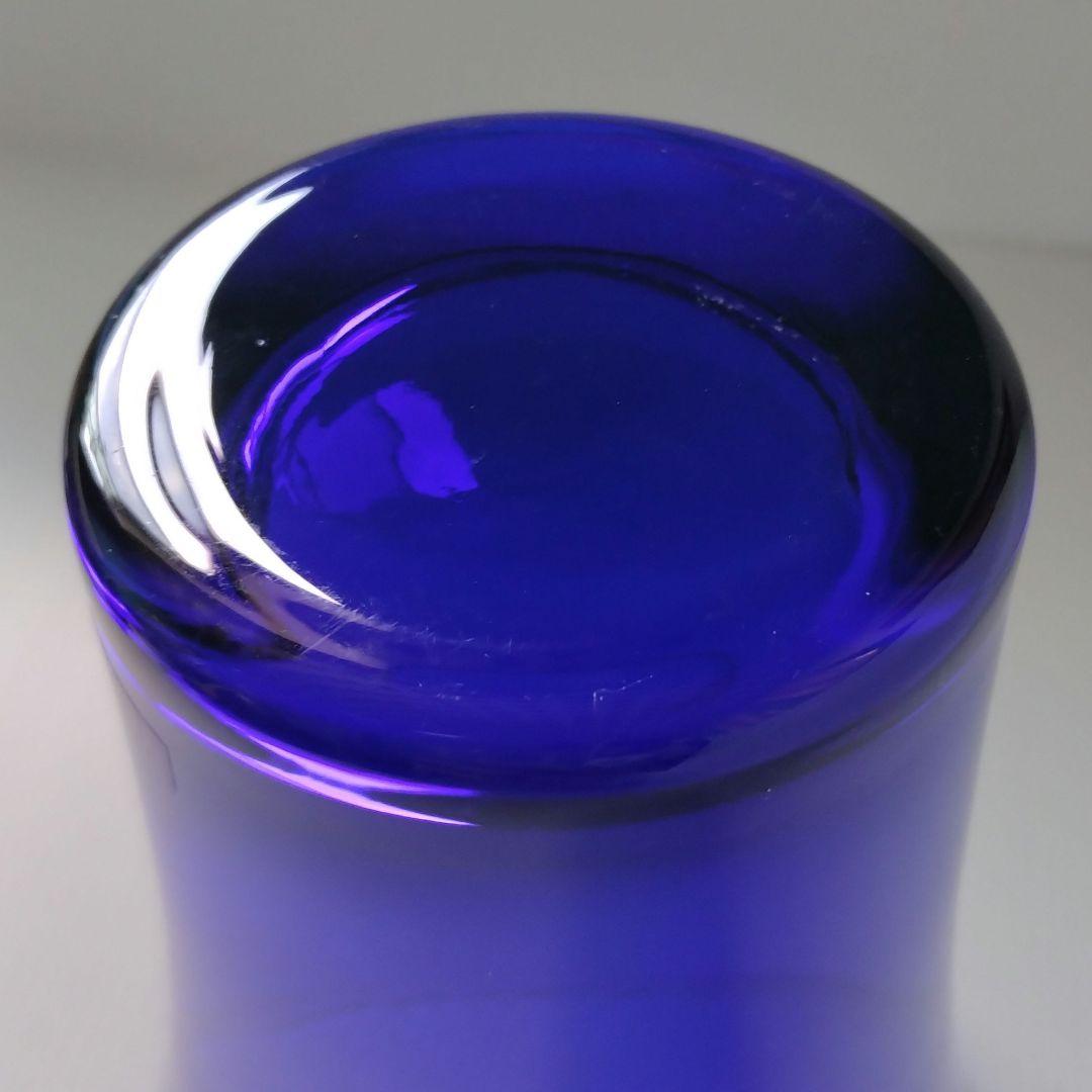 LSA エルエスエー フラワーベース ガラス 花器 花瓶 ブルー コバルトブルー