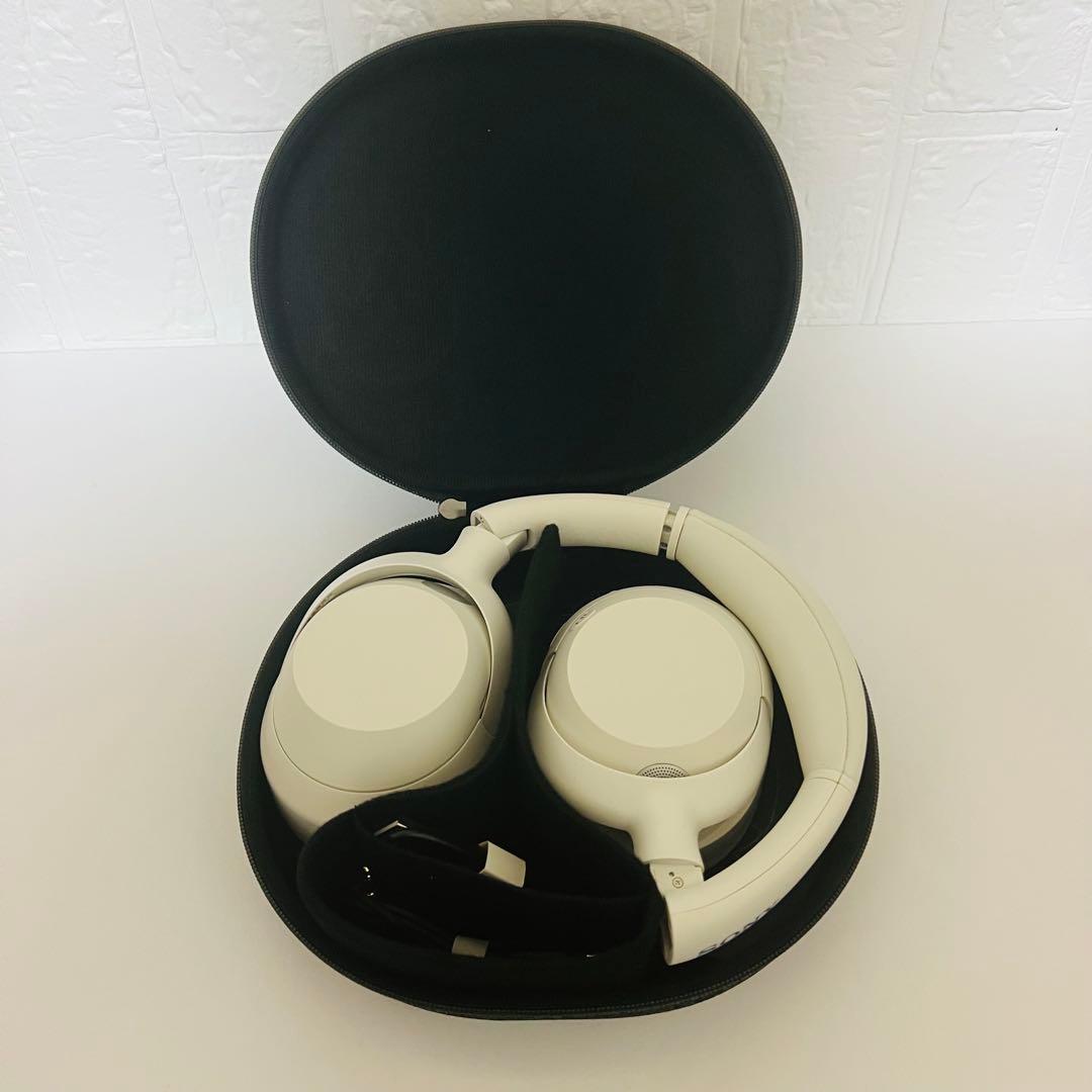 【未使用に近い】SONY WH-ULT900N ワイヤレスヘッドホン ホワイト