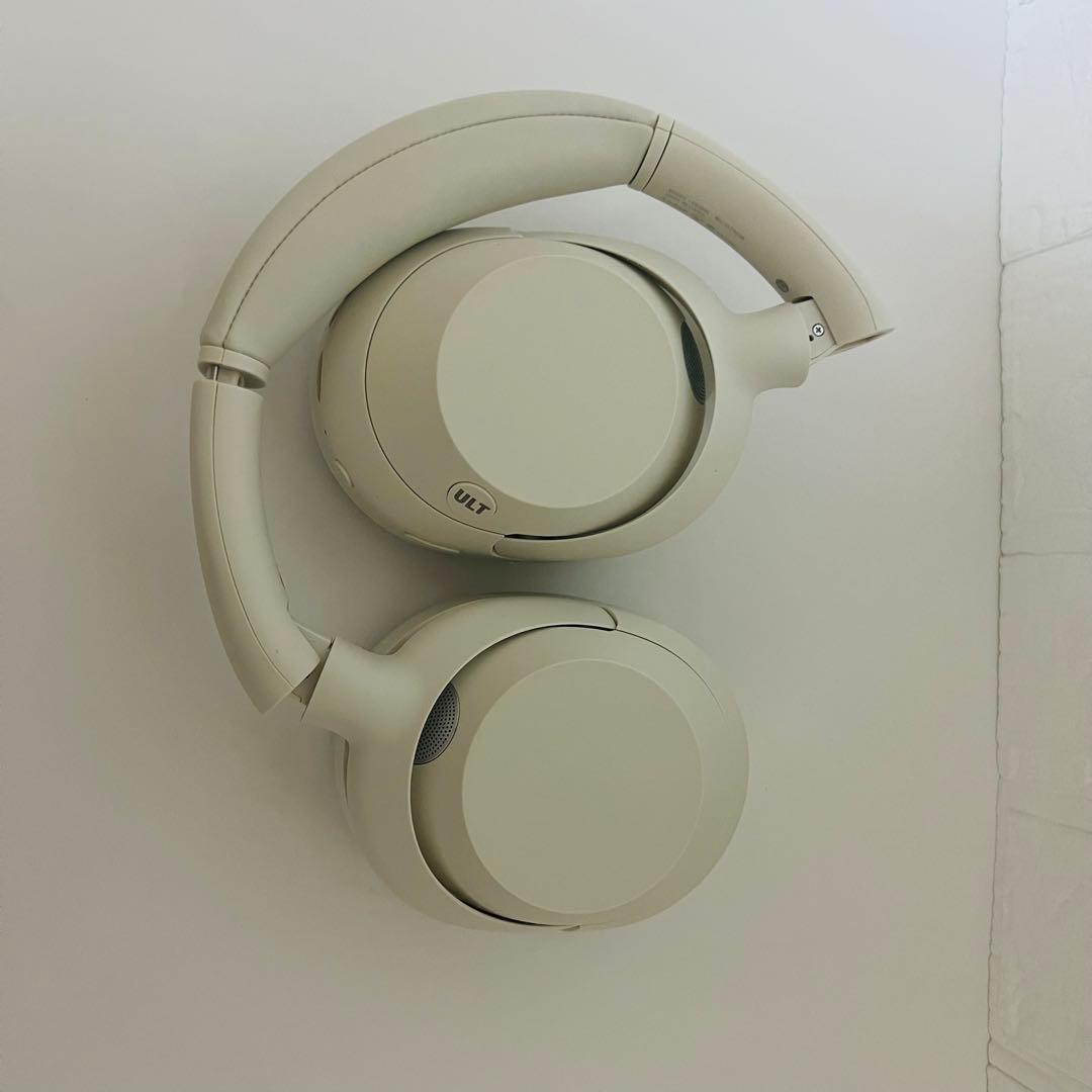 【未使用に近い】SONY WH-ULT900N ワイヤレスヘッドホン ホワイト