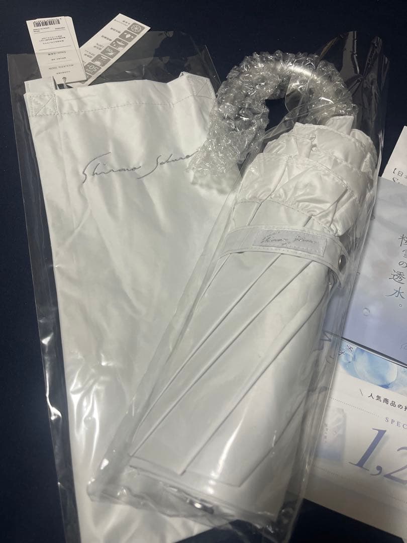 シロノサクラ　日傘　Sun Crush！UV parasol 〜風鈴草〜