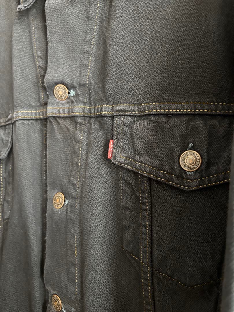 Levi’s 後染めブラック デニムジャケット　80s.90s USA製
