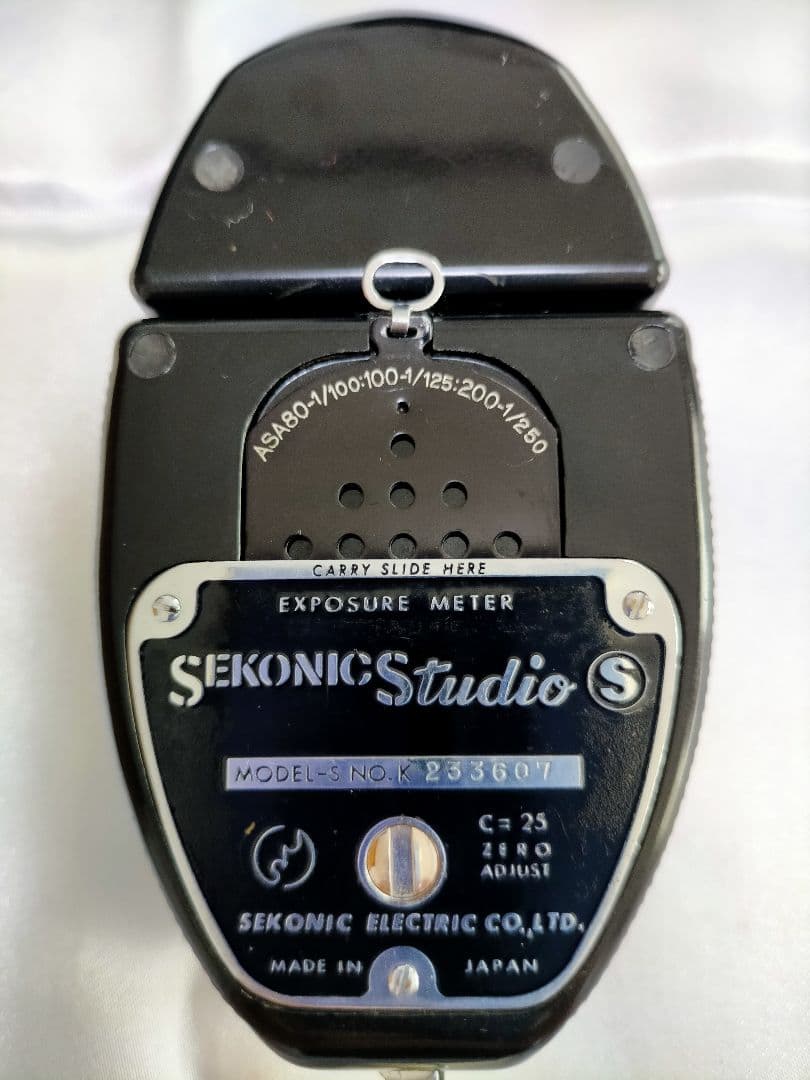 露出計◆セコニック◆カメラ用品◆スタジオシリーズ◆プロ仕様◆電池不要◆日本製