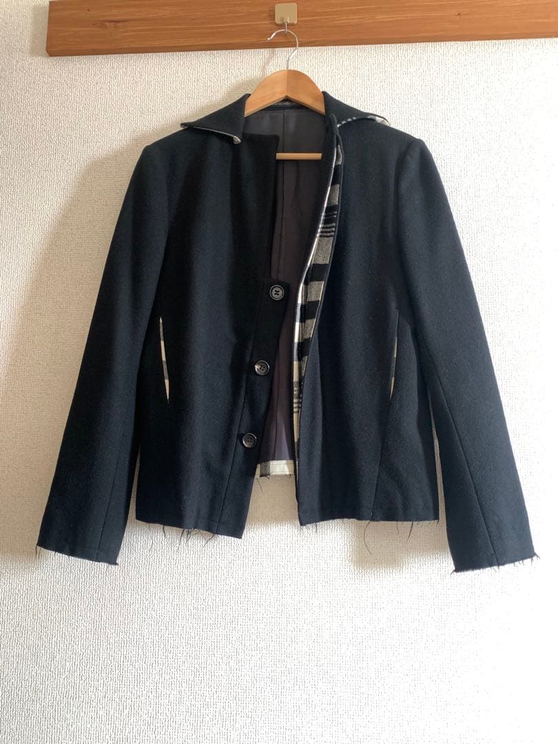 ヨウジヤマモト　黒のテーラードジャケット