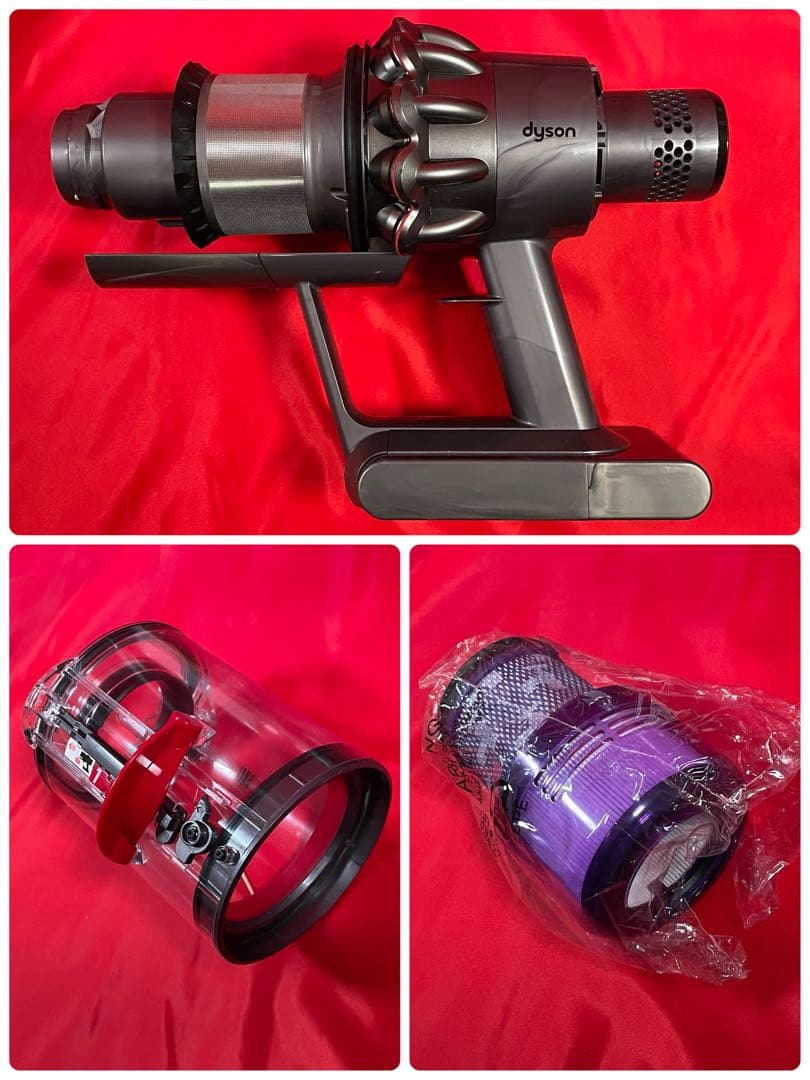 ダイソン④SV14V11 純正スタンド 新品パイプ付　ヘッド選択式　補強トリガー