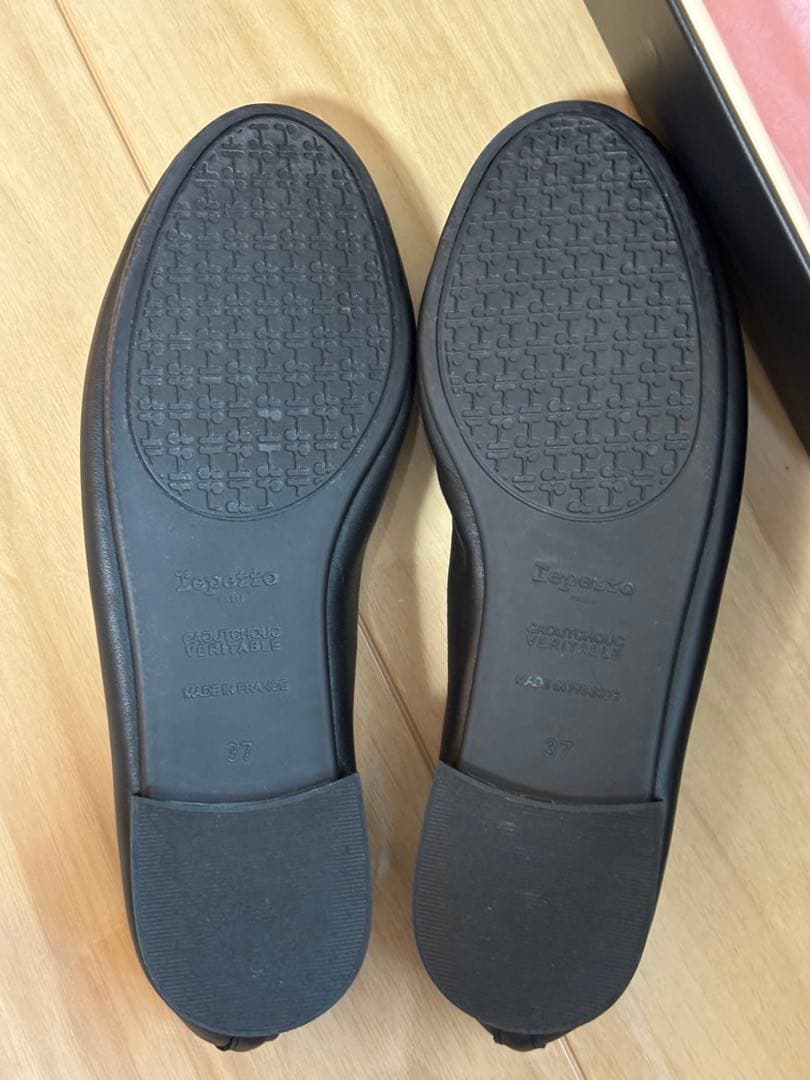 レペット LILI バレエシューズ BALLGOM Noir 37 フラット