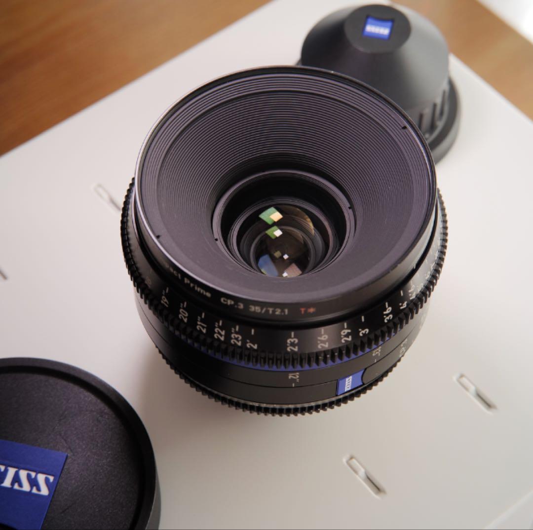ZEISS CP.3 35mm T2.1 シネマレンズ　シネマカメラ