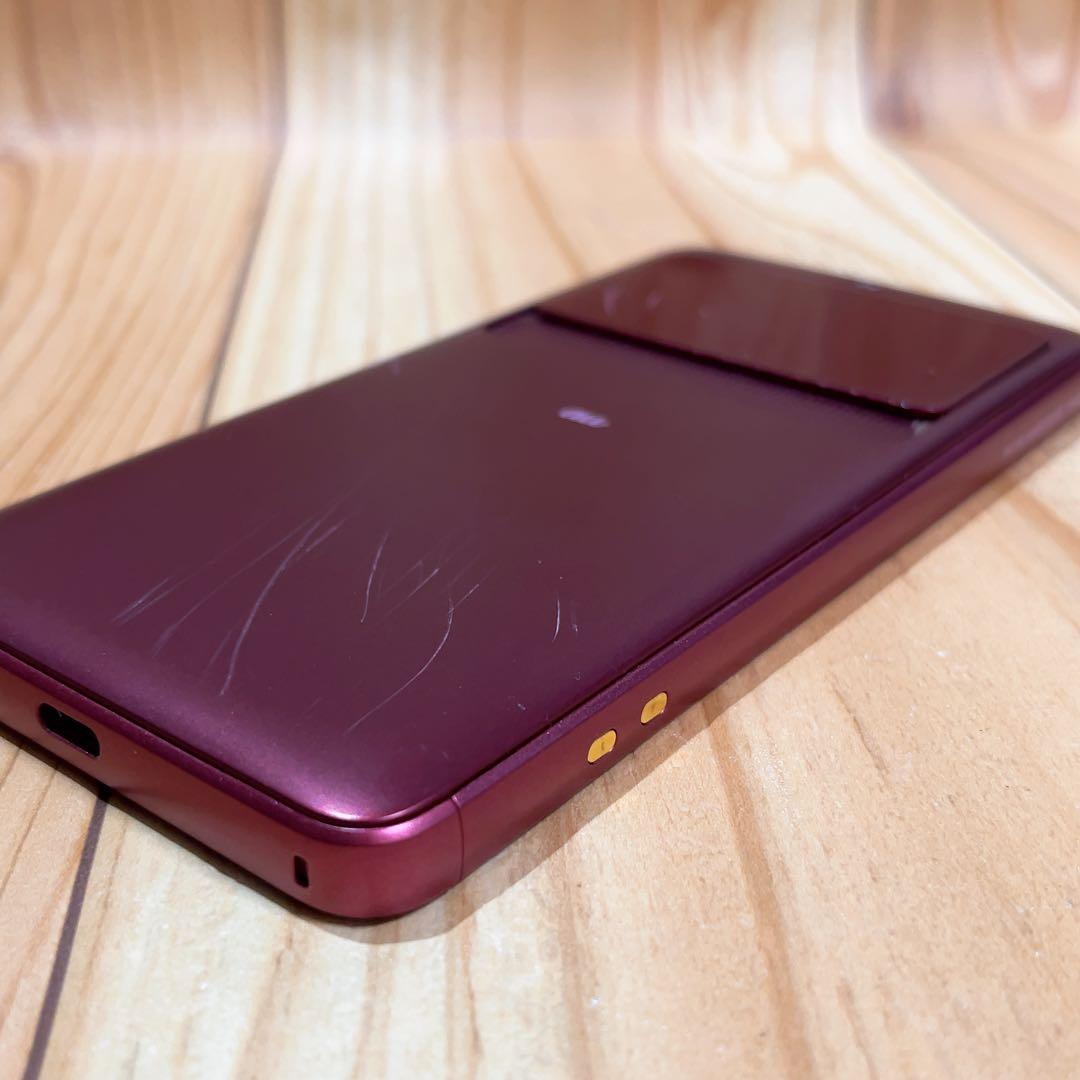 SIMフリー 本体 BASIO 3 KYV43 32 GB 173G4 レッド