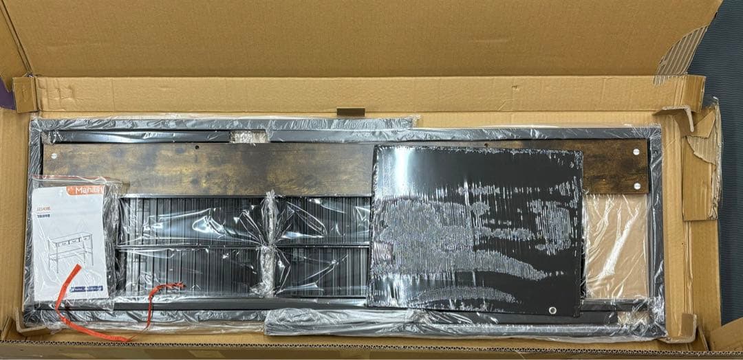 【Maihail】デスク幅120 机 pcデスク 引き出し付き ヴィンテージ