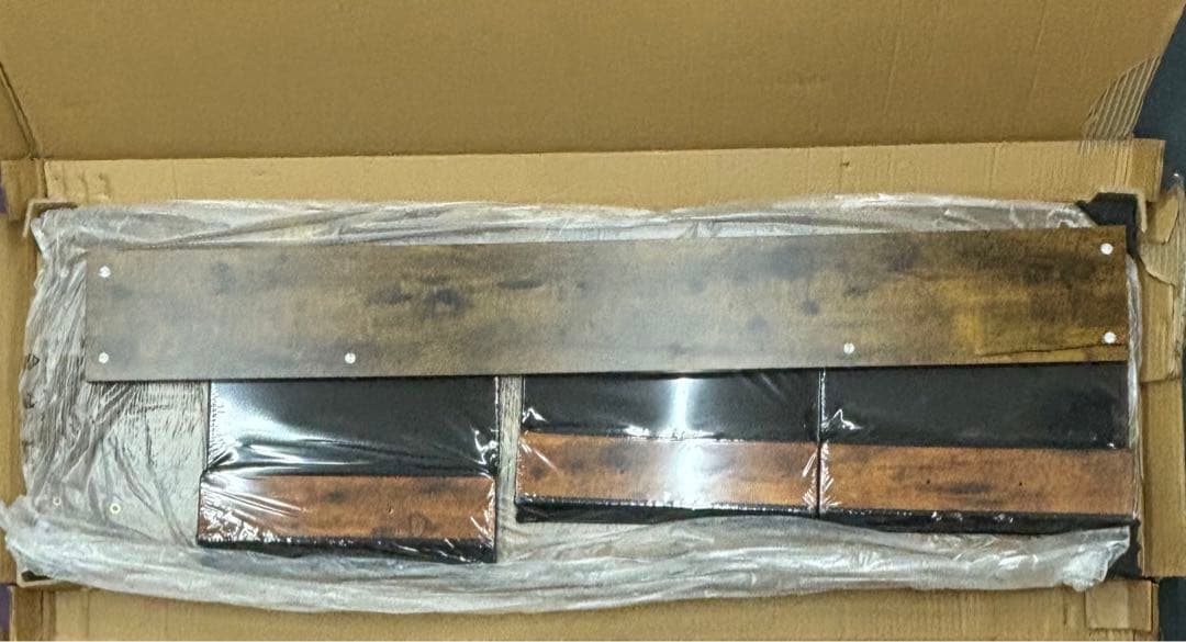 【Maihail】デスク幅120 机 pcデスク 引き出し付き ヴィンテージ