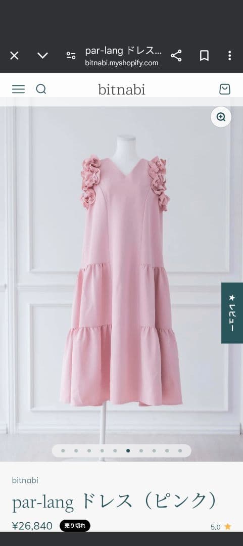 bitnabi par-lang ドレス