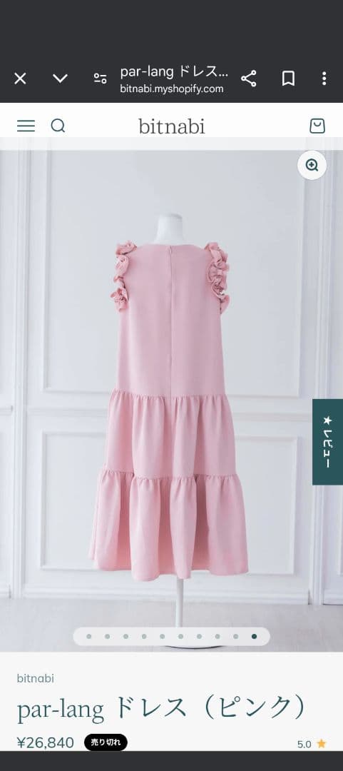 bitnabi par-lang ドレス