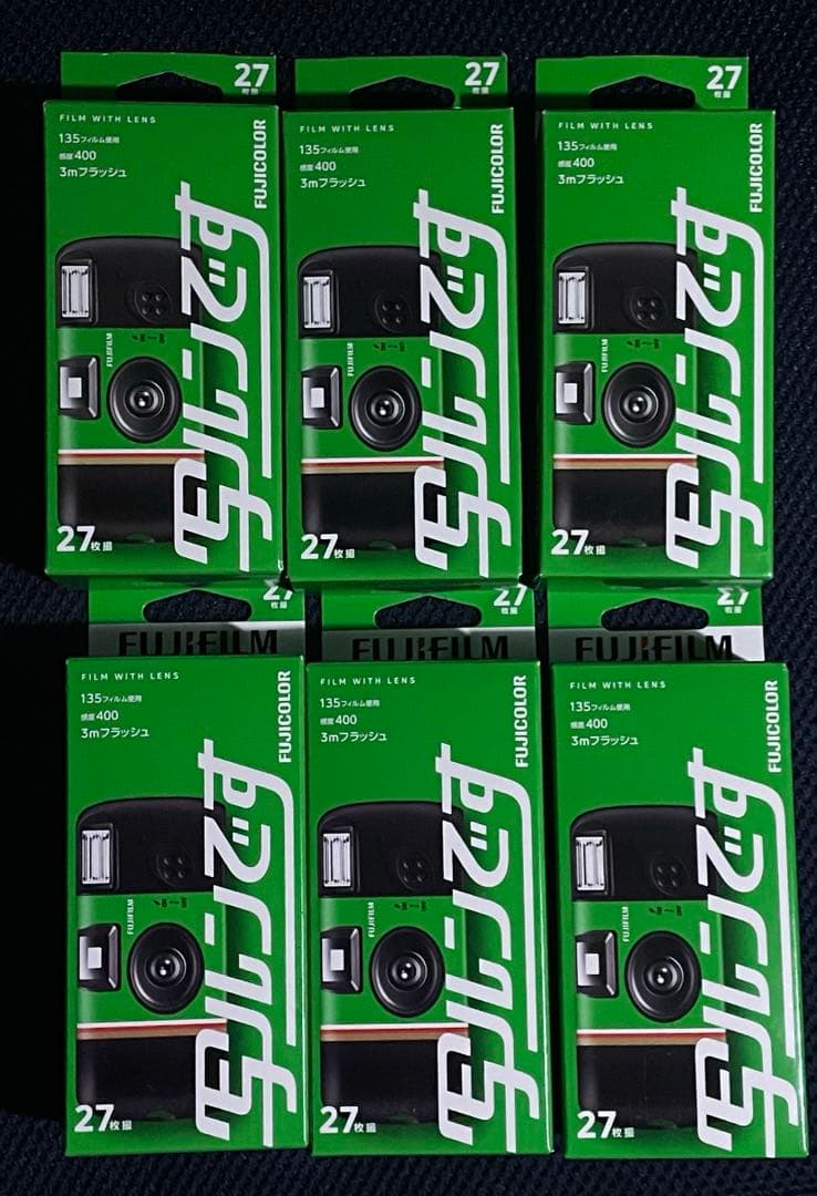 富士フィルム 写ルンです 27枚撮り 6個セット