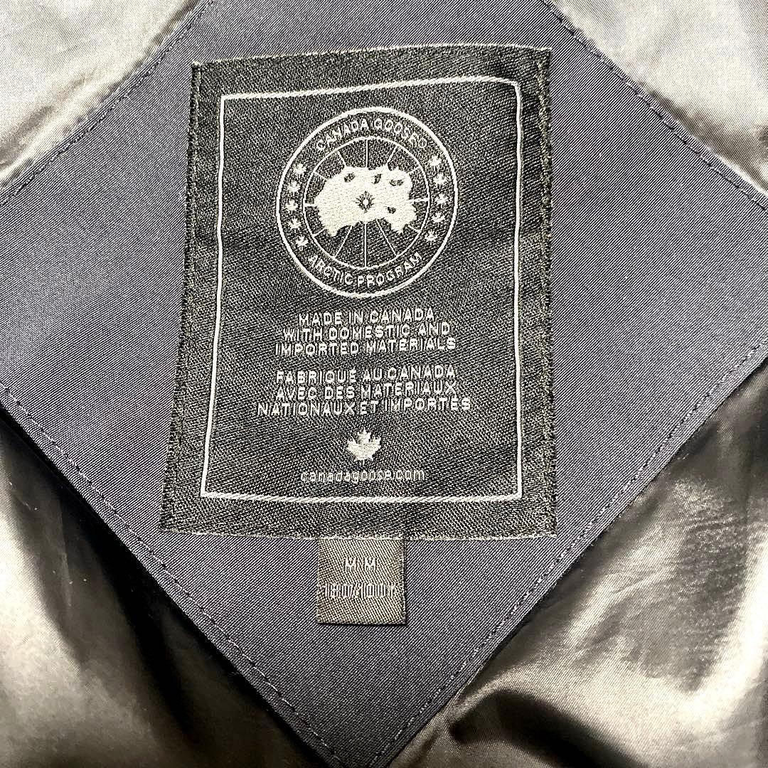 【美品】カナダグース　マクミランパーカー　ブラックレーベル　ネイビー　M