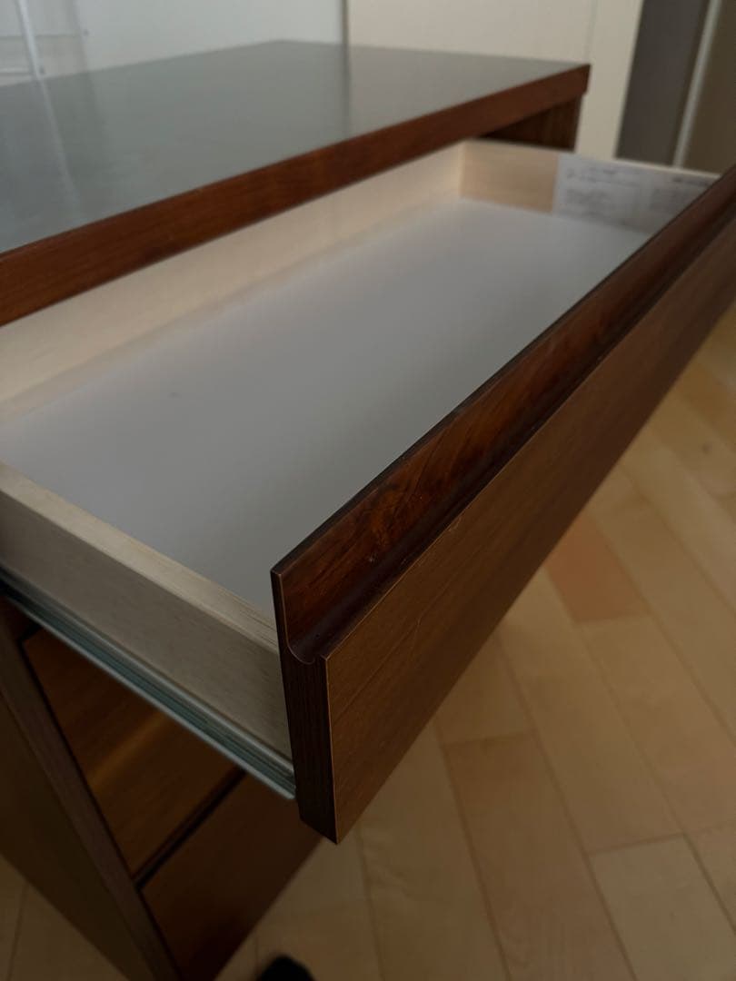 unico DIX W80木製レンジボード・レンジ台 天板ステンレス