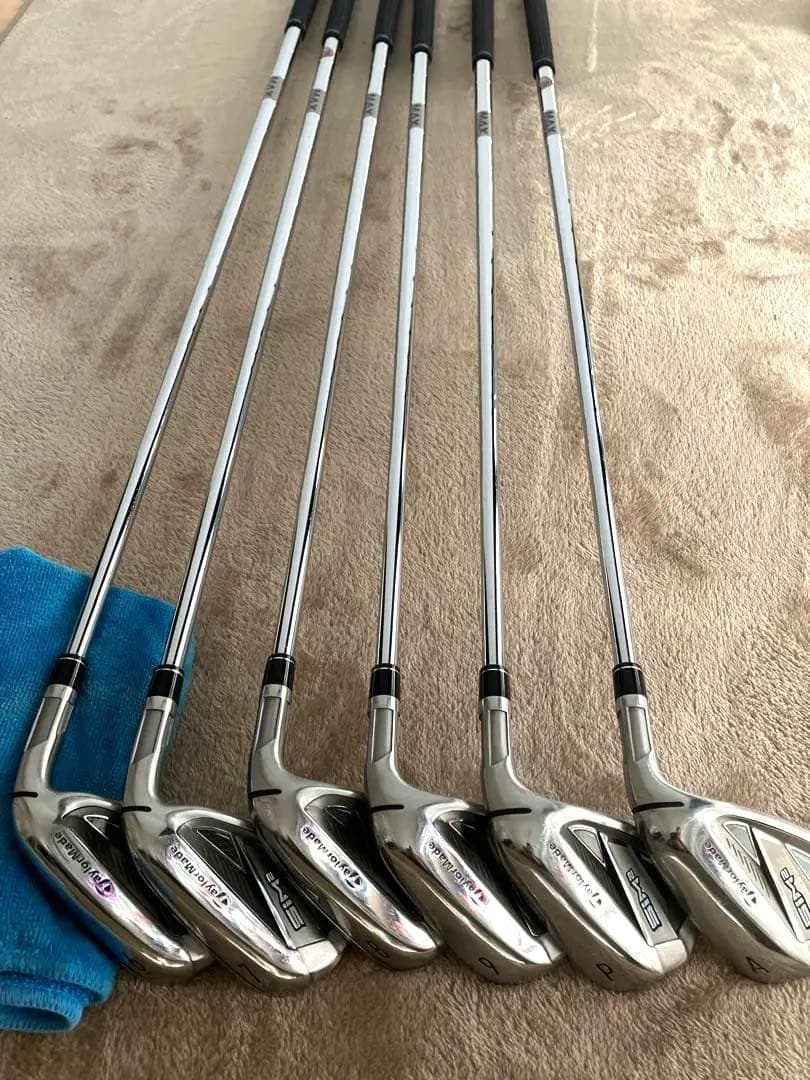 SIM2 MAX アイアンセット 6本セット スチールシャフト　フレックスS