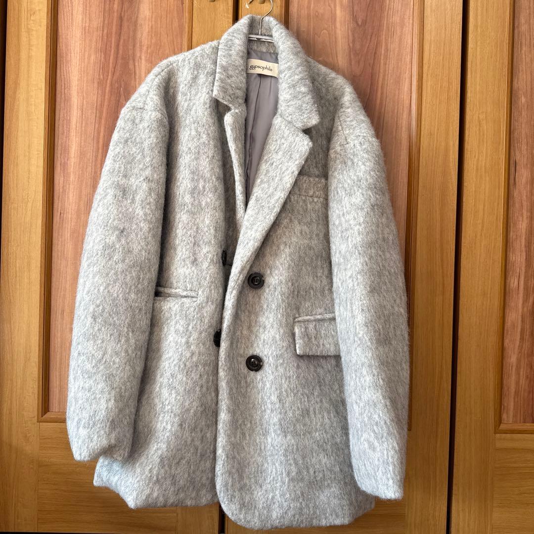 gypsophila ミドル丈オーバーサイズシャギーコート