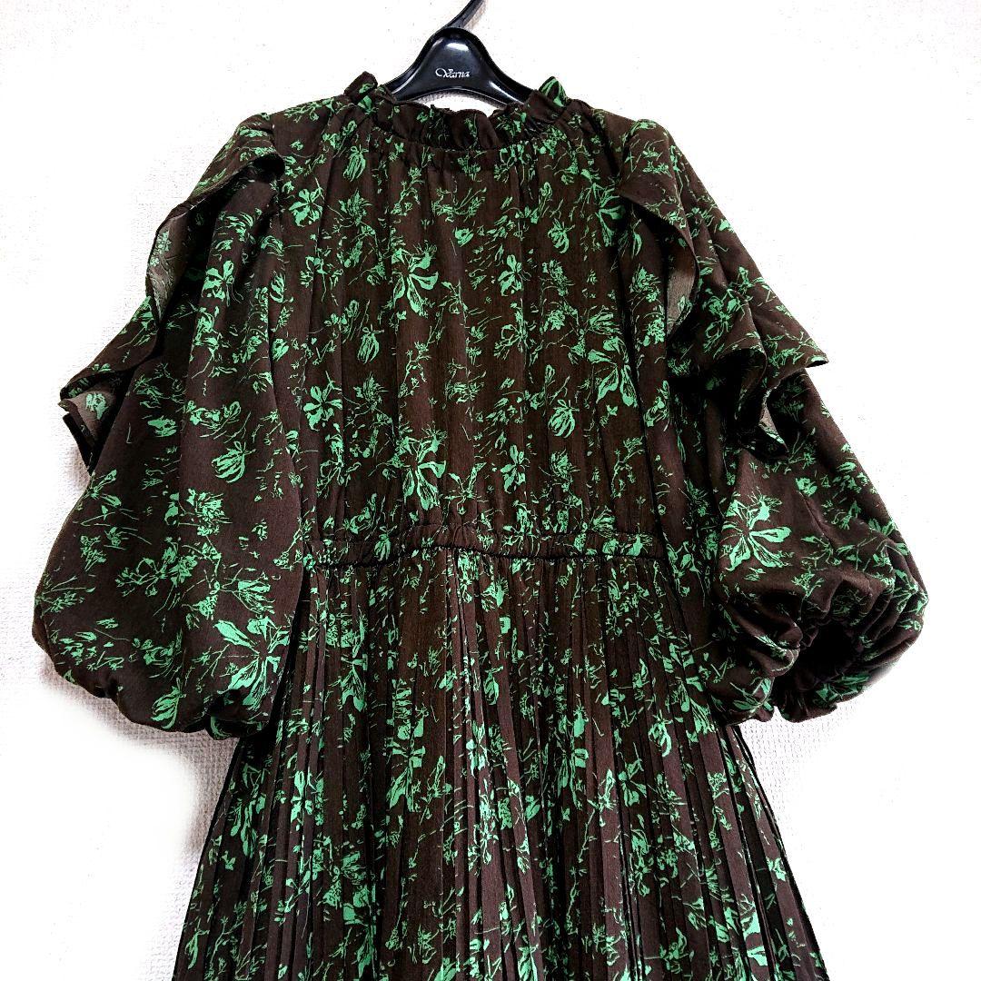 まあ様おまとめ専用STRAWBERRY-FIELDS 袖フリルプリーツワンピース