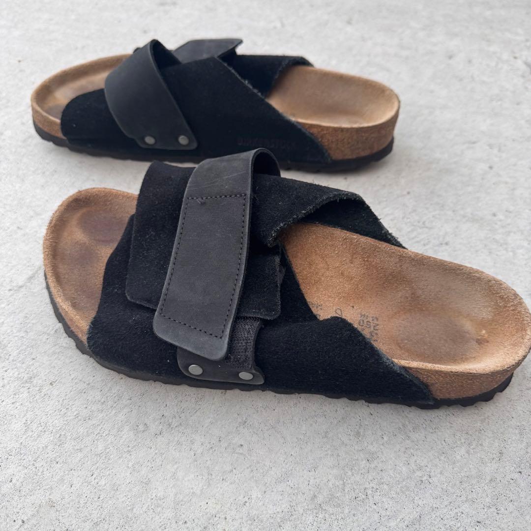 BIRKENSTOCK サンダル kyoto ブラックスウェード ビルケン