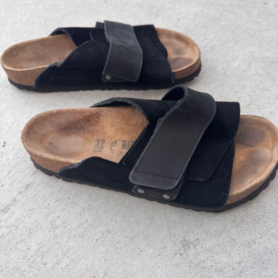 BIRKENSTOCK サンダル kyoto ブラックスウェード ビルケン