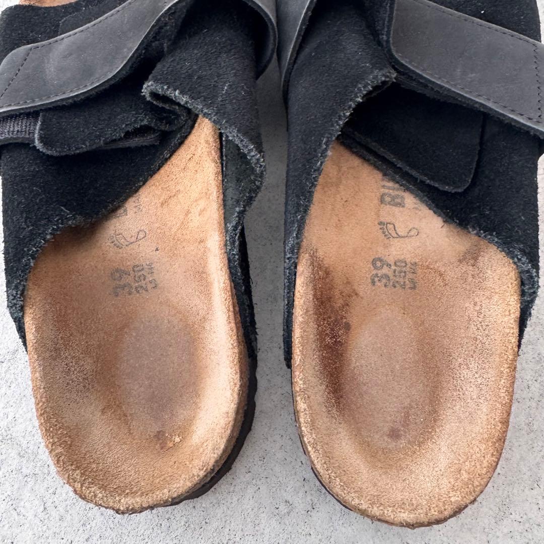 BIRKENSTOCK サンダル kyoto ブラックスウェード ビルケン