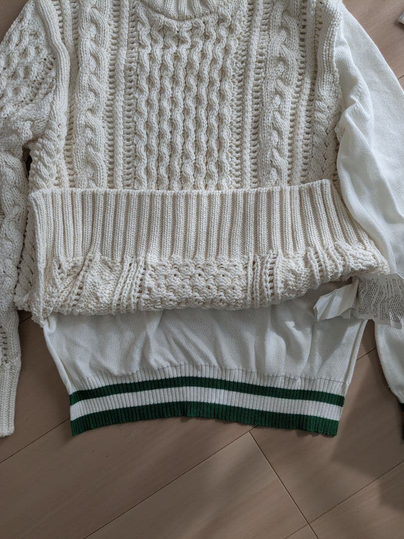 【希少_数回着用のみ_極美品】sacai サカイ ニット セーター