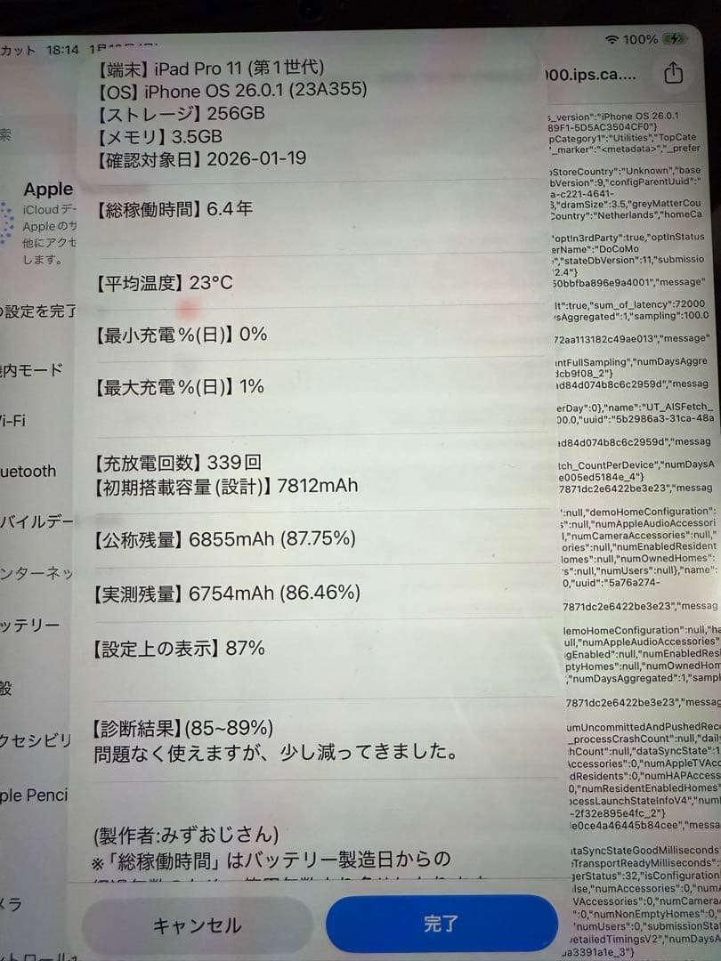 iPad Pro 11 第1世代 256GB Wi-Fi + Cellular