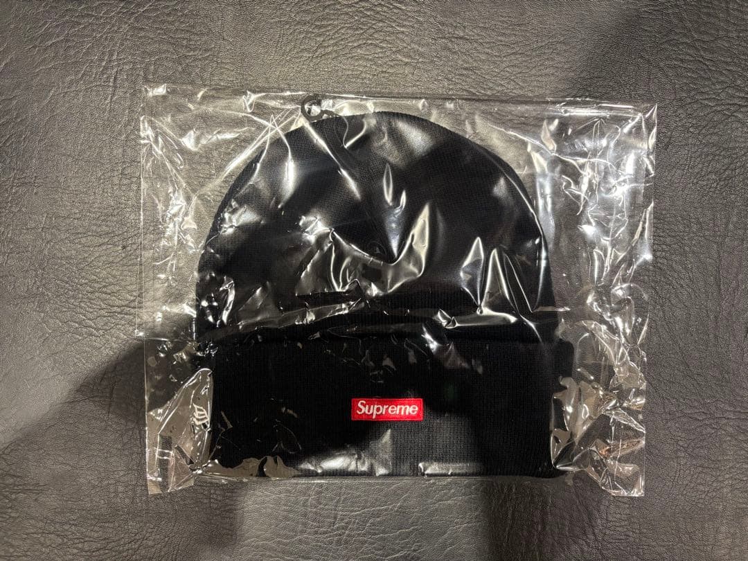 帽子 supreme New Era Classic Logo Shop Beanie