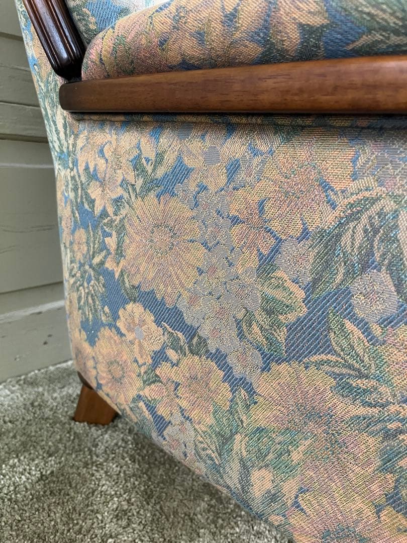 【素】karimoku カリモク コロニアル シングルソファ