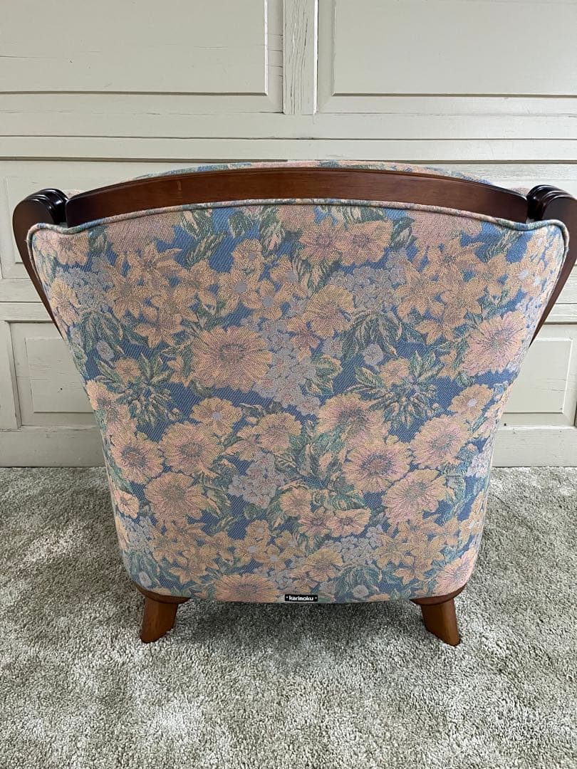 【素】karimoku カリモク コロニアル シングルソファ