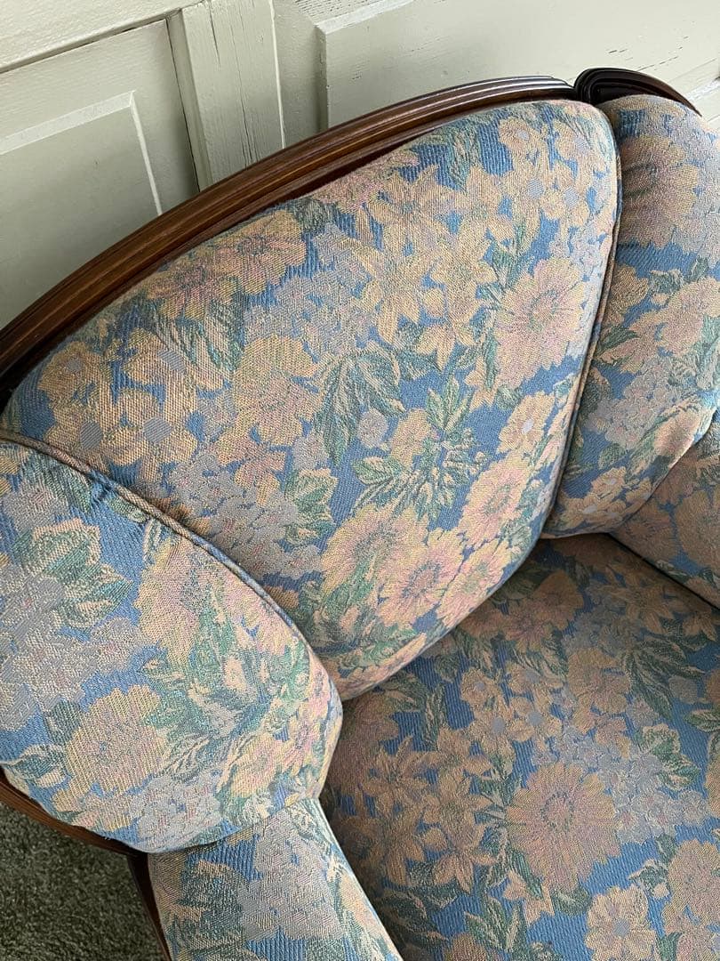 【素】karimoku カリモク コロニアル シングルソファ