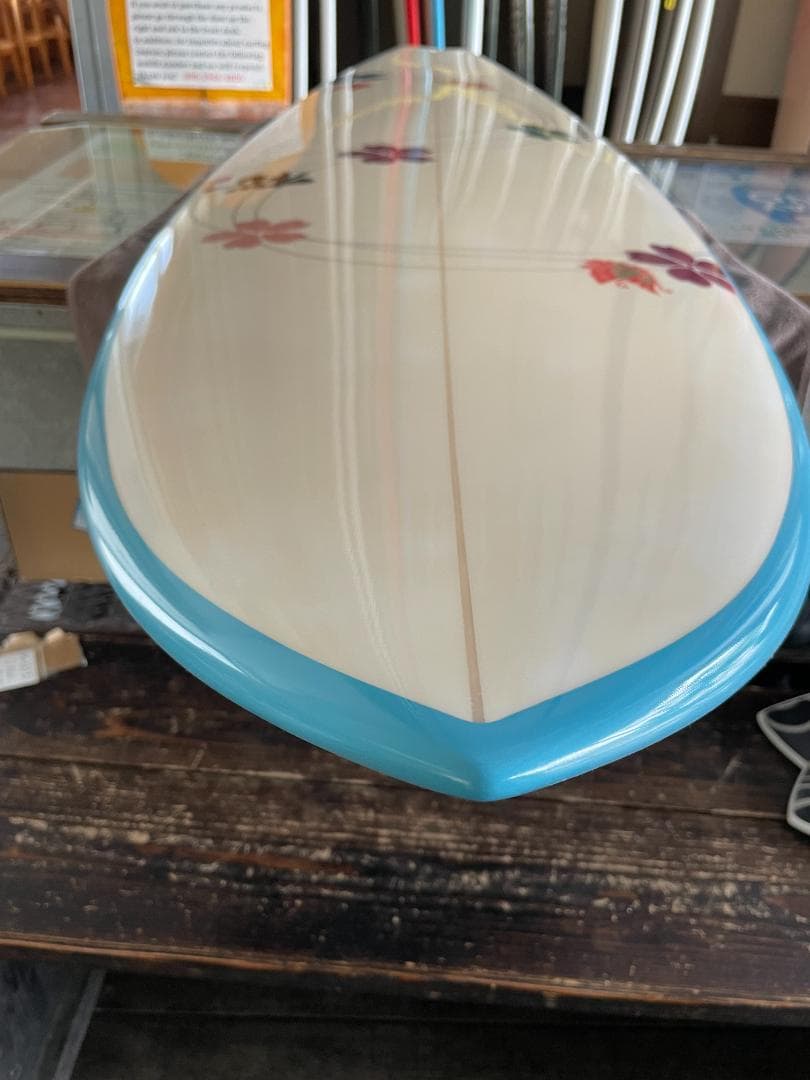 【配送料込】和柄サーフボード　天真爛漫 5'10 ディスプレイにも最適