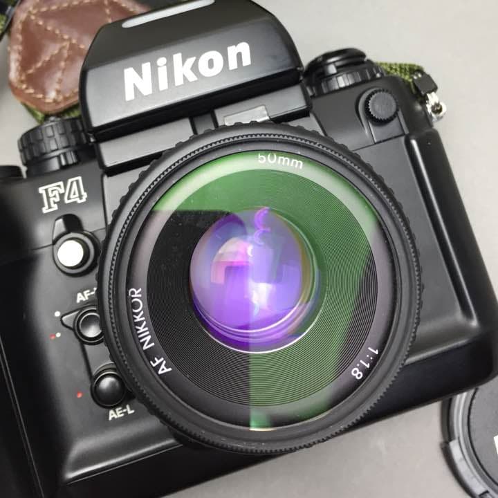 ニコン 名器 F4 50mm 1:1.8 単焦点レンズ付 実動品