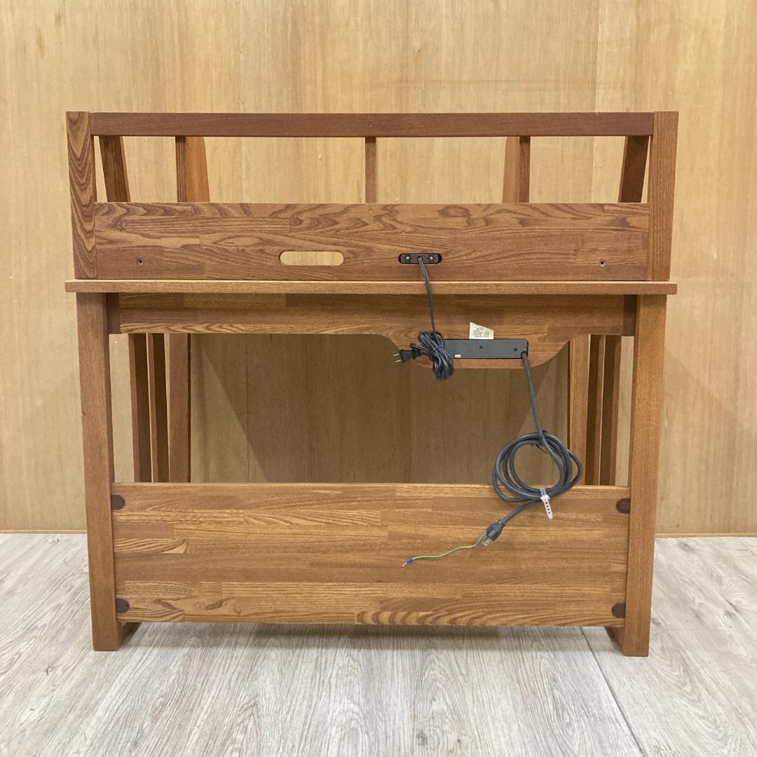 【マルニ】学習机セット　デスク　ワゴン　椅子　上置き