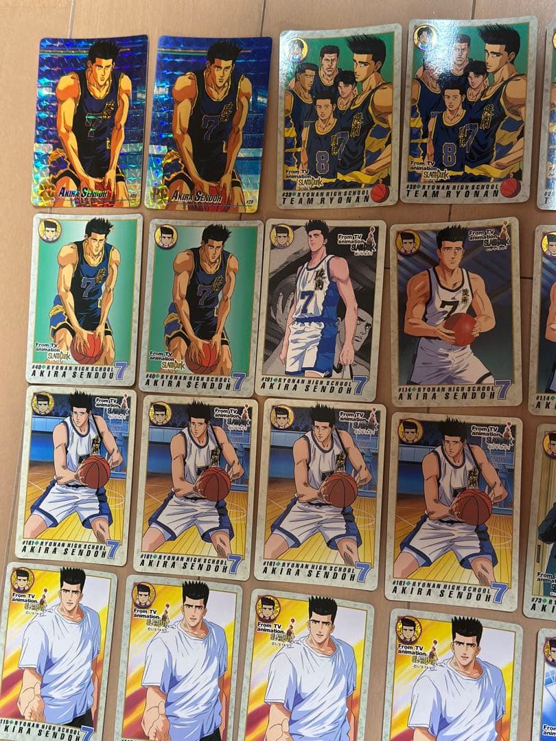 陵南、仙道彰、44枚、SLAM DUNK スラムダンク　カードダス