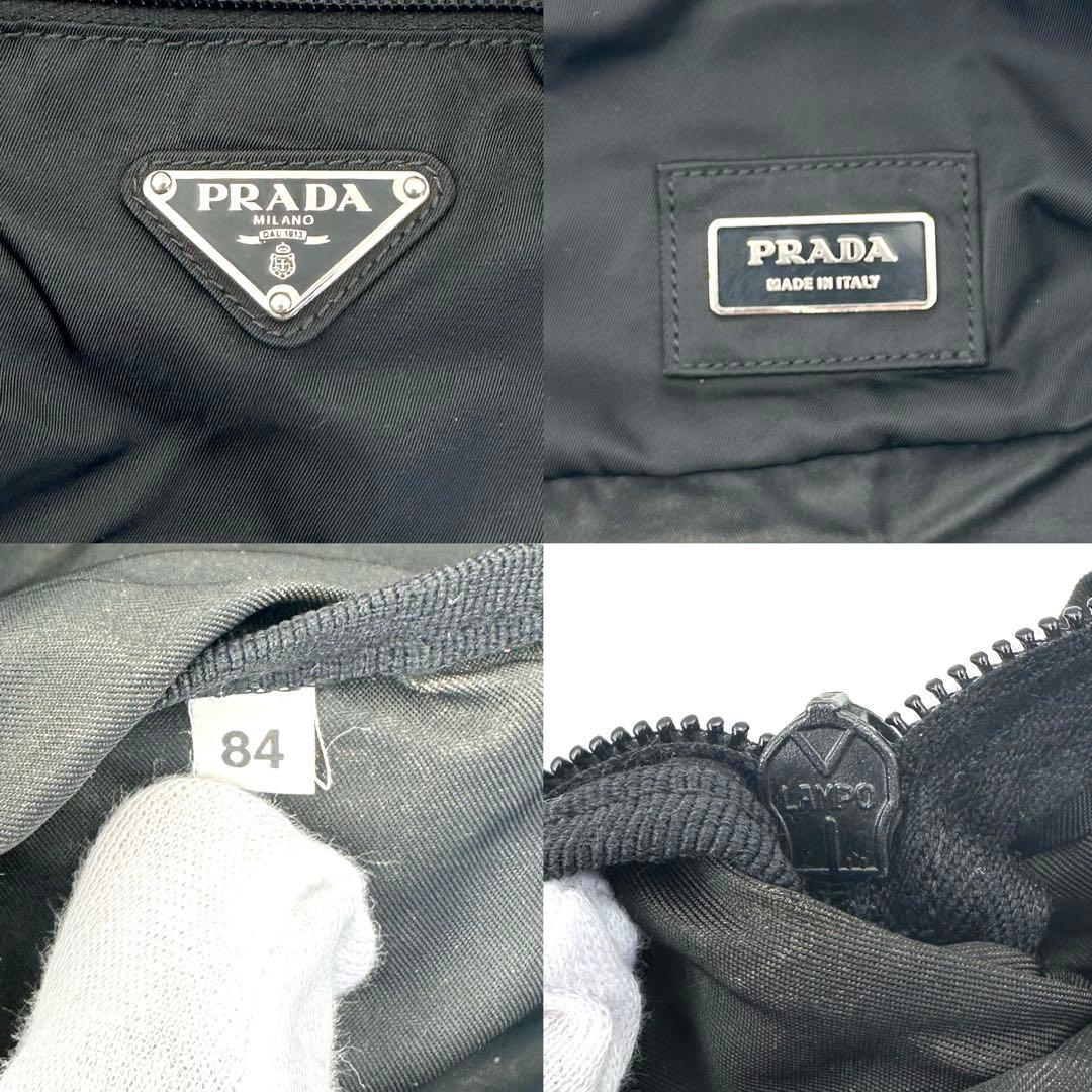 《極美品》ギャランティ付PRADA 三角ロゴ ナイロンクロスボディ ボディバッグ