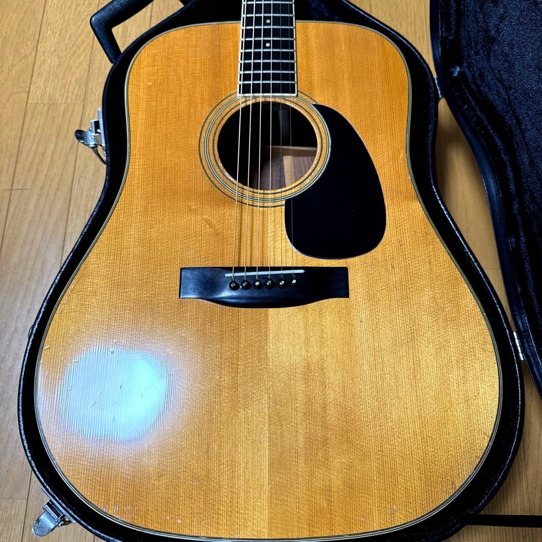 74年製 S.yairi YD305 トップ、バック単板