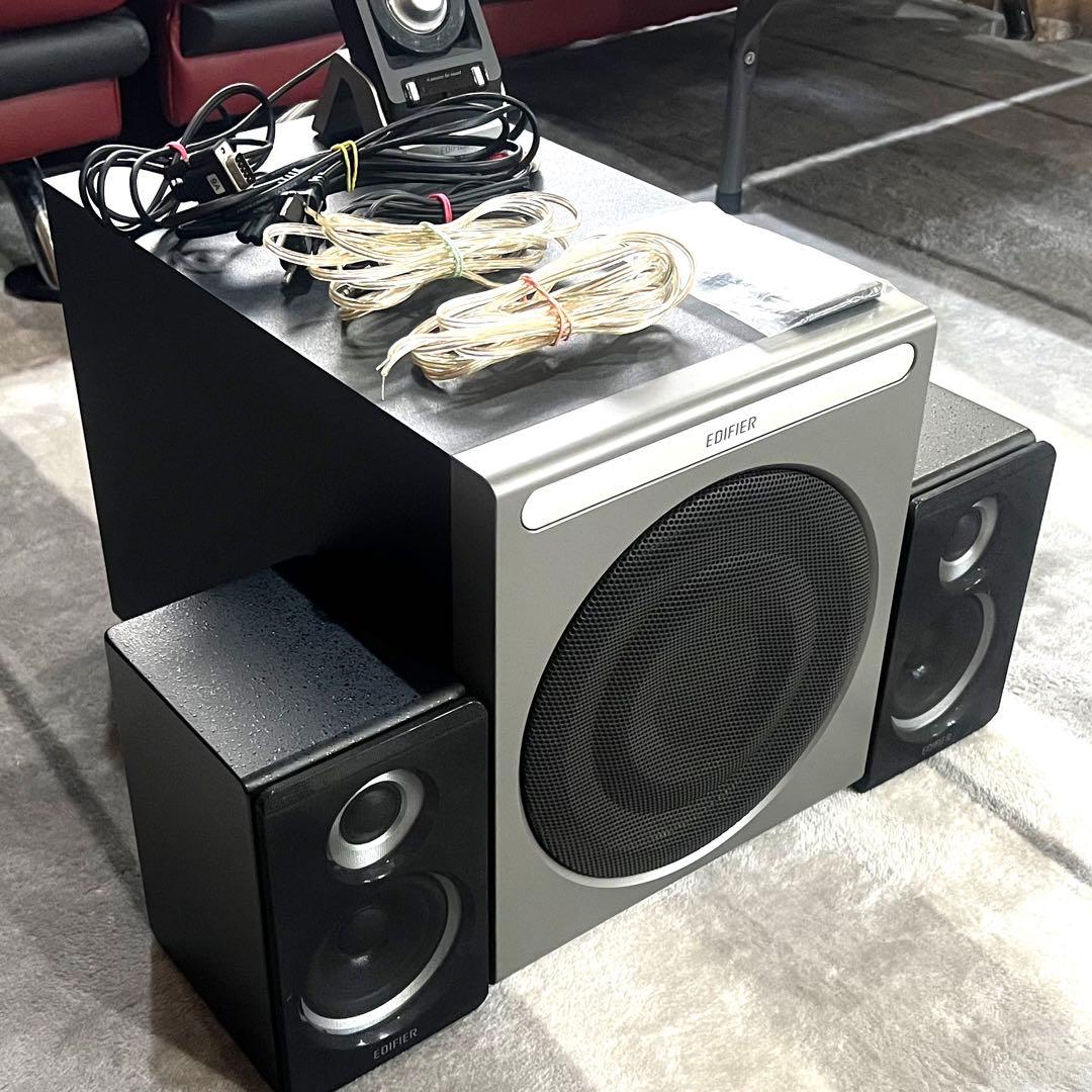 【値下げしました‼️】 EDIFIER スピーカーセット ウーファー付き