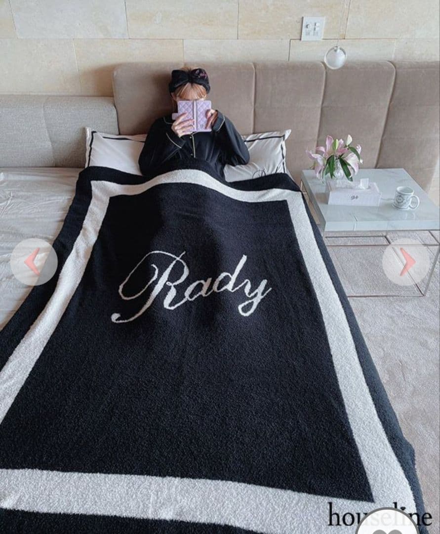 Radyカシミヤタッチブランケット シングルサイズ