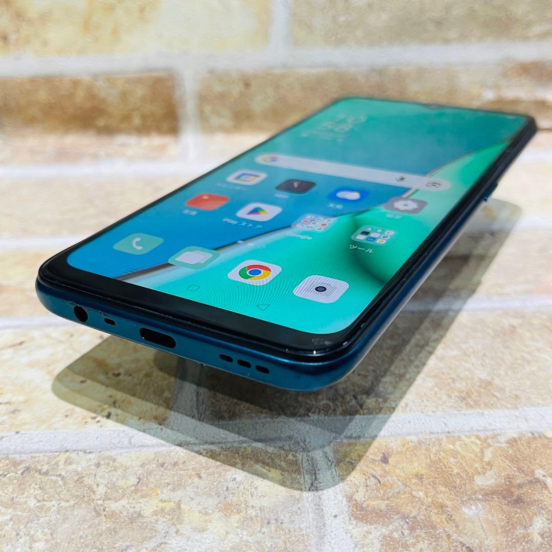SIMフリー OPPO A5 2020 64GB ブルー 電池良好