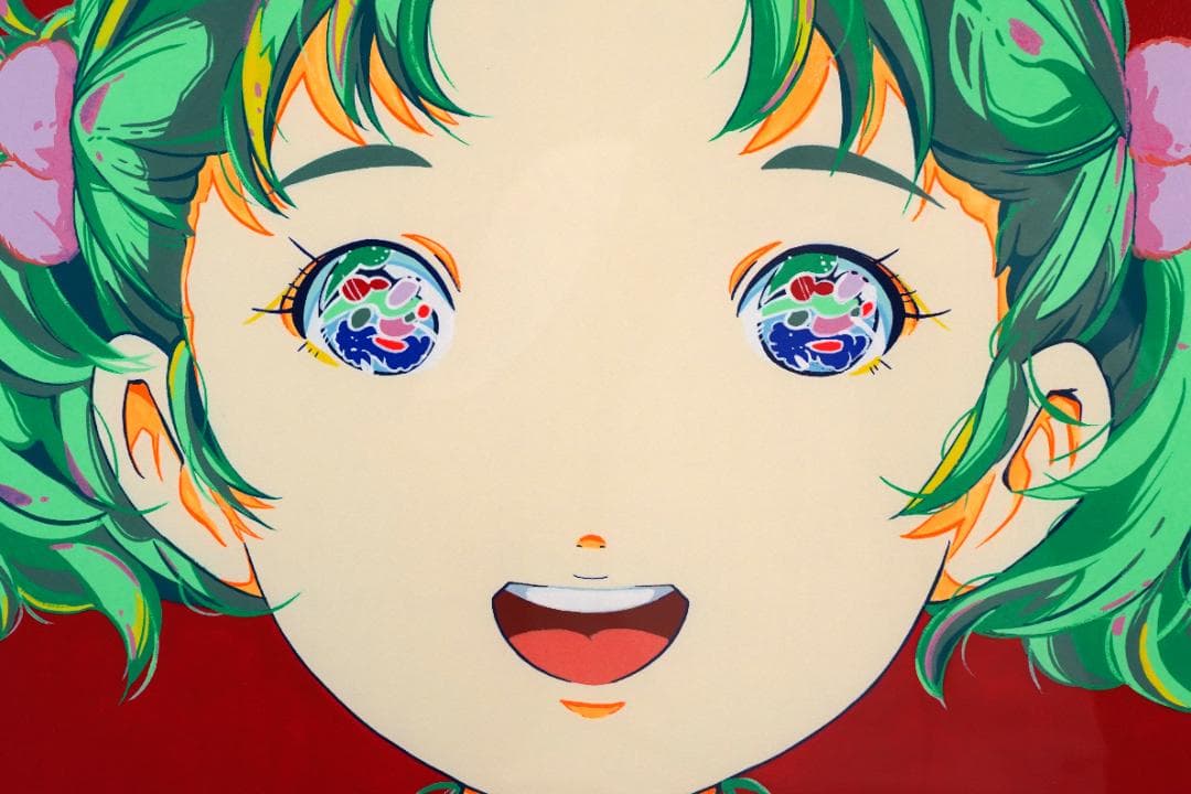 愛☆まどんな「彼女の顔が思い出せない-たぁこ-」シルクスクリーン