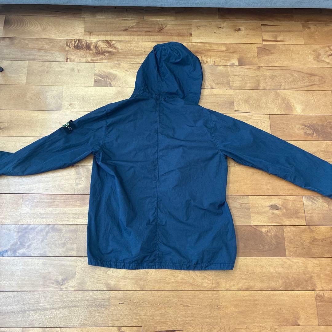 STONE  フード付きミリタリージャケット ネイビー