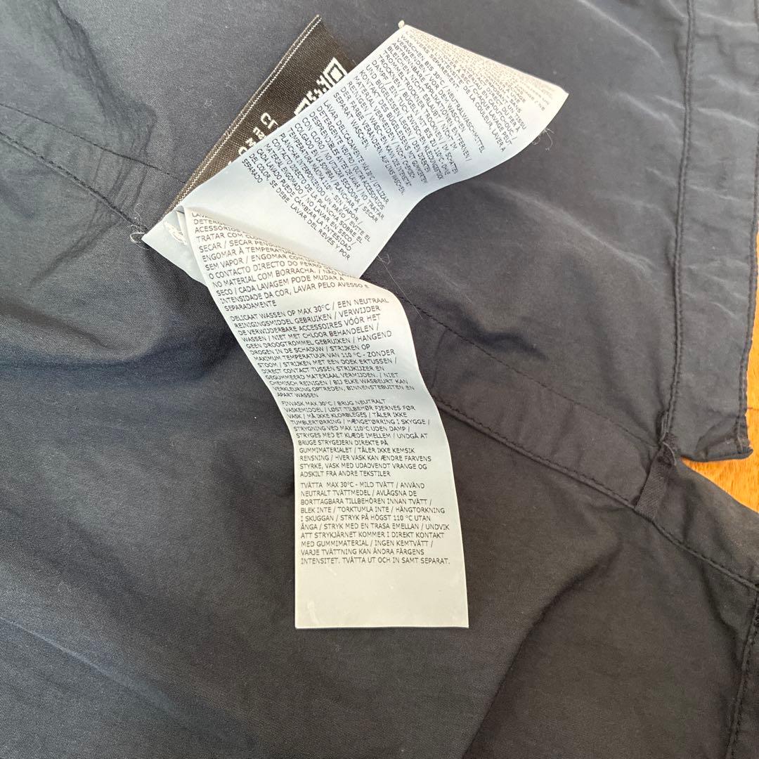 STONE  フード付きミリタリージャケット ネイビー