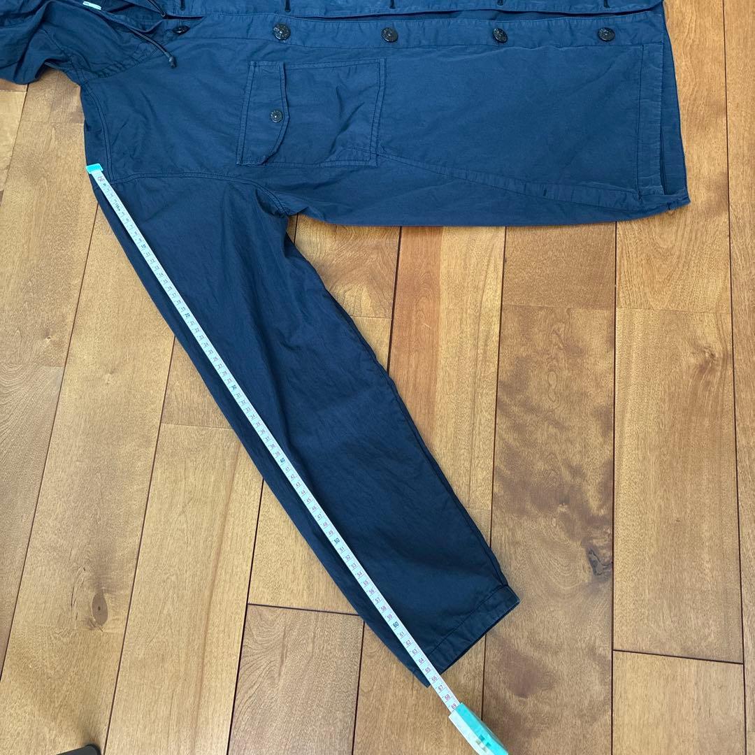 STONE  フード付きミリタリージャケット ネイビー